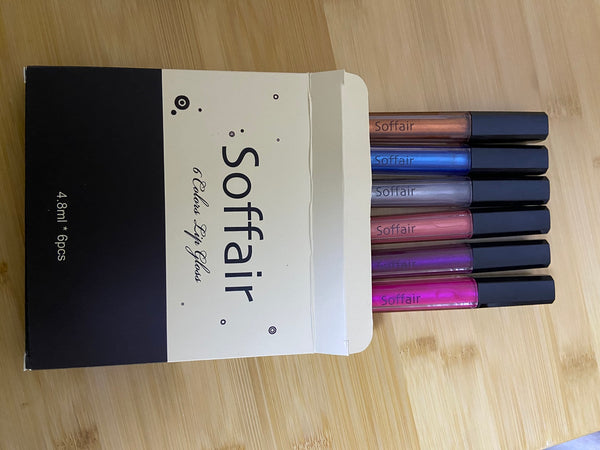 Soffair 6 Colors Lip Gloss Set