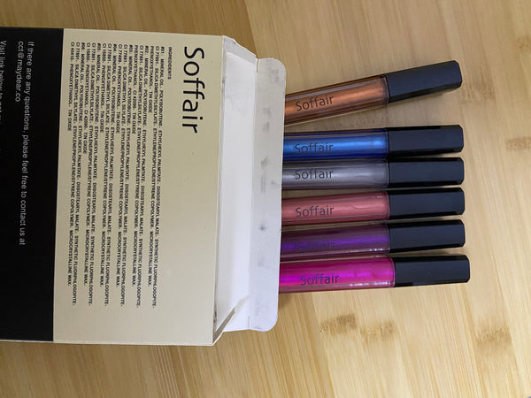 Soffair 6 Colors Lip Gloss Set